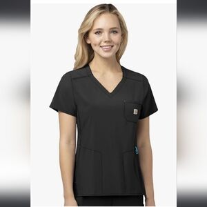 Carhartt Women's Women's Modern Fit Chest Pocket Top L Black NWT